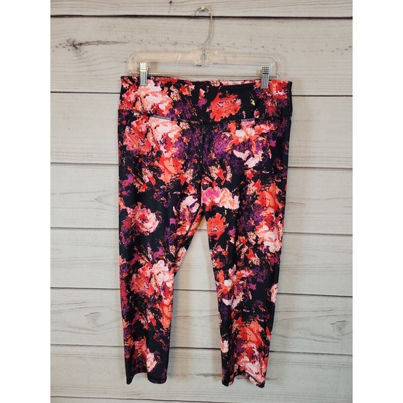Fabletics Women's Salar‎ Floral Print Leggings Size L - Picture 1 of 6